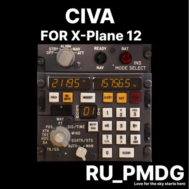 CIVA Navigation System for X-Plane 12