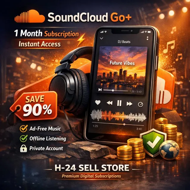 🎵 SoundCloud Go+ 1 Месяц | Без Рекламы ⚡ Загрузки Офлайн | Личный Аккаунт | −90% ✅
