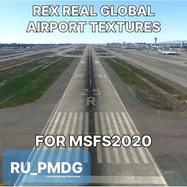 REX - REAL GLOBAL AIRPORT TEXTURES for MSFS2020
