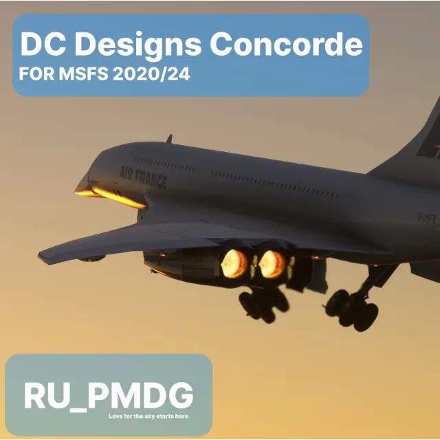 DC DESIGNS CONCORDE for MSFS2020/24