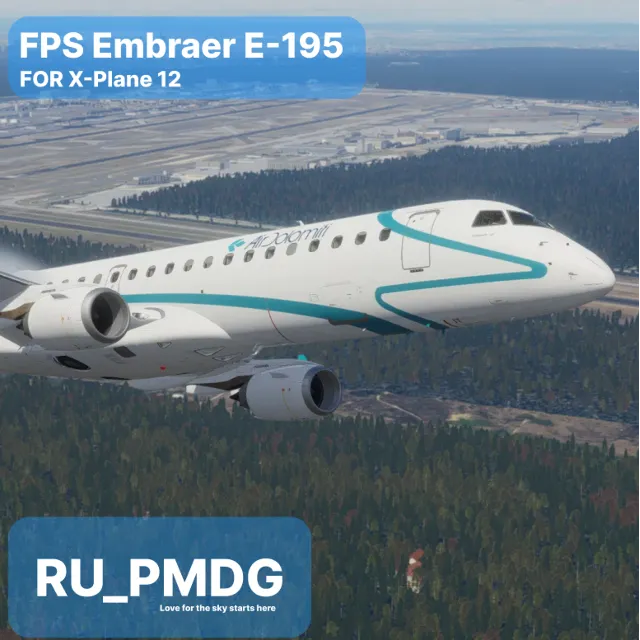 FPS E195 for X-Plane 12