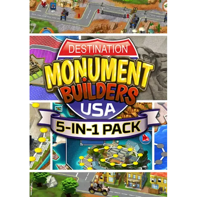 5-in-1 Pack - Monument Builders: Destination USA (Steam/WW)