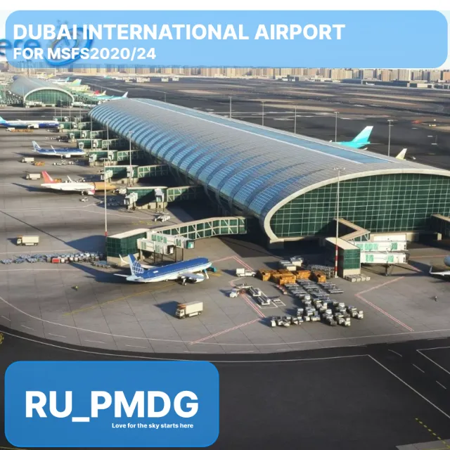 OMDB - DUBAI INTERNATIONAL AIRPORT for MSFS2020/24