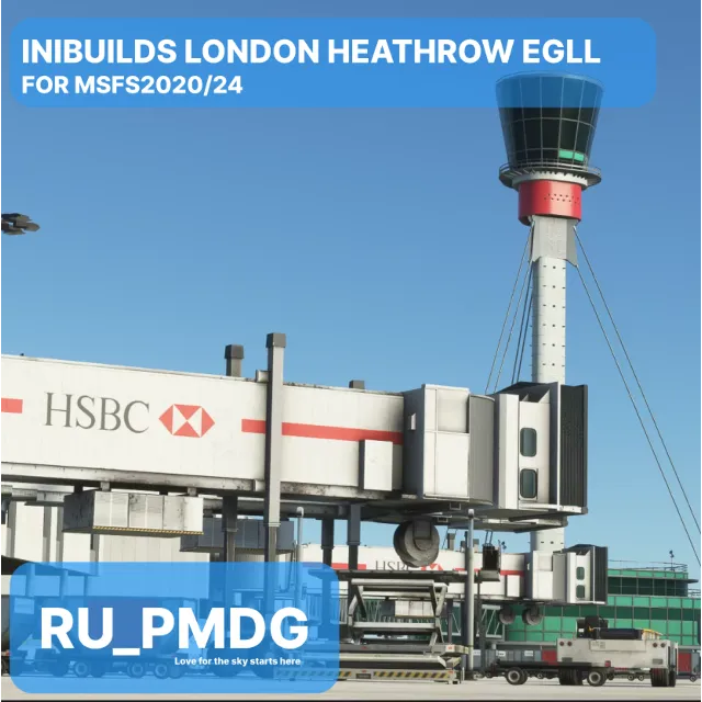 INIBUILDS LONDON HEATHROW EGLL for MSFS2020/24