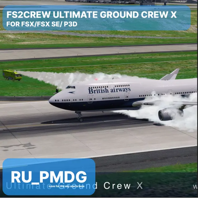 ULTIMATE GROUND CREW X for FSX P3D