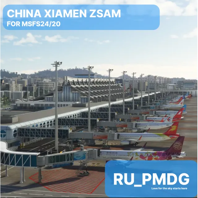 SAMSCENE - CHINA XIAMEN ZSAM for MSFS24/20