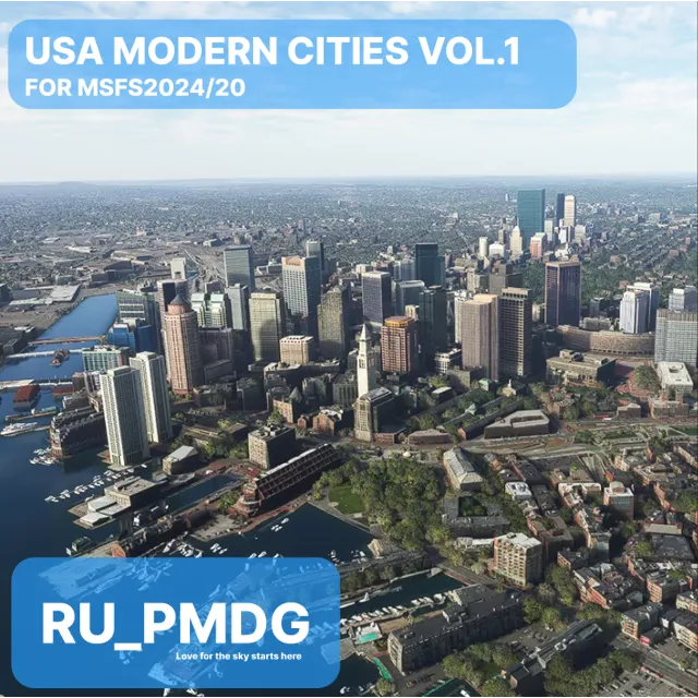 SAMSCENE - USA MODERN CITIES VOL.1 for MSFS24/20