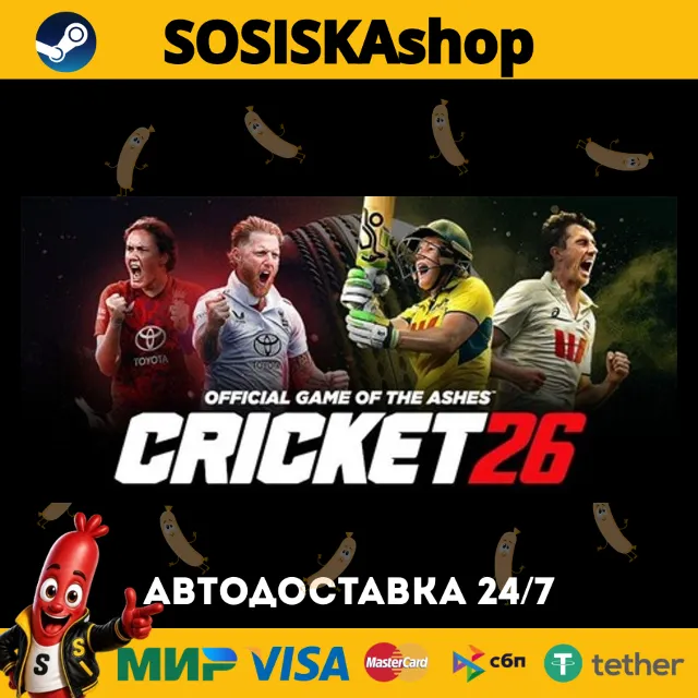 Cricket 26 - The Official Game of the Ashes + ВЫБОР РЕГИОНА STEAM