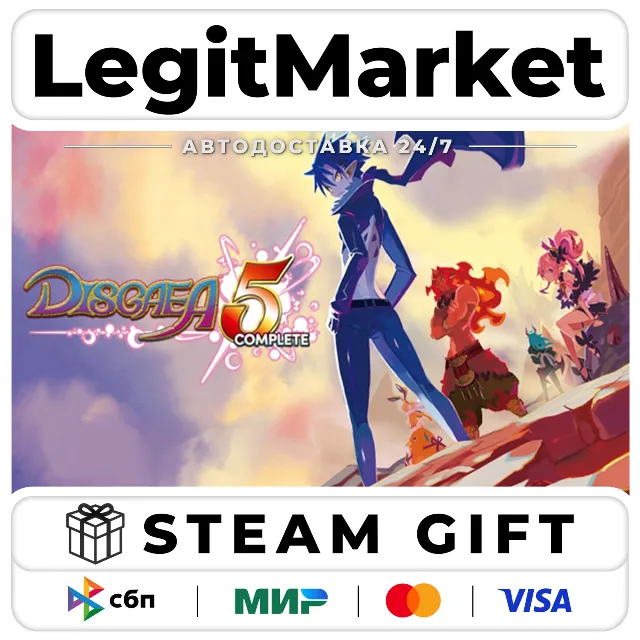 Disgaea 5 Complete / Steam АВТО / РУ + МИР