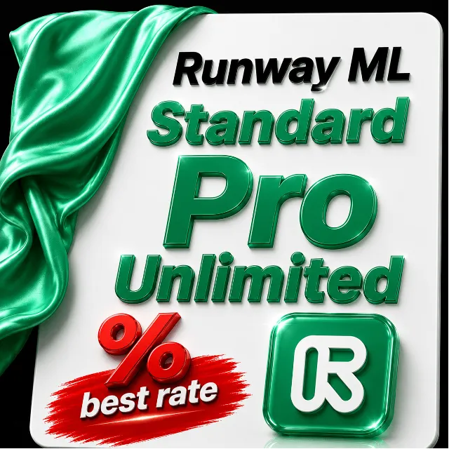 ПРОДЛЕНИЕ НА ВАШ АККАУНТ | Официальный план Runway ML Standard &amp; Pro | БЫСТРО
