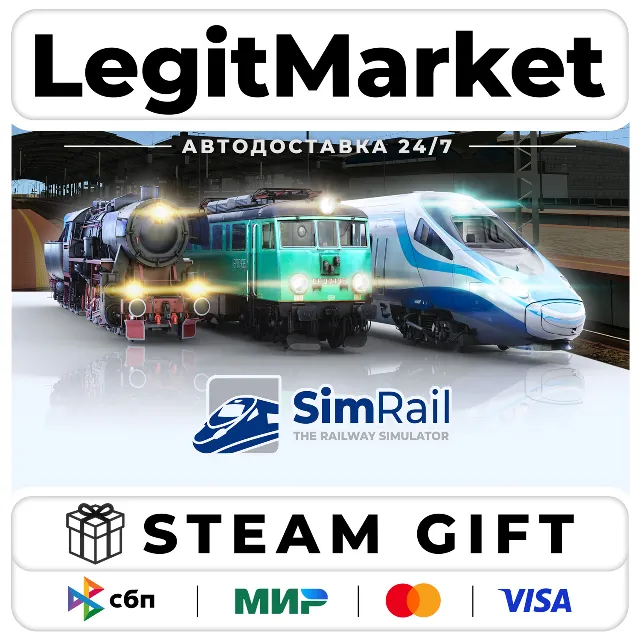 SimRail - The Railway Simulator / Steam АВТО / РУ + МИР
