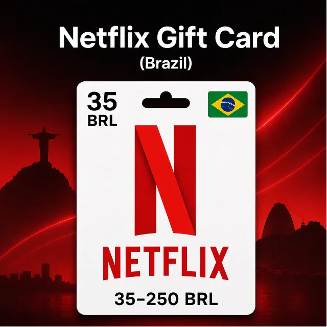 Netflix Gift Card (Бразилия) 35–250 BRL | Код пополнения