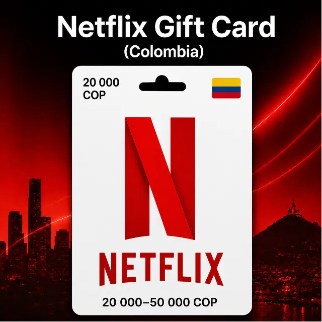Netflix Gift Cards (Колумбия) 20 000–50 000 COP | Коды пополнения