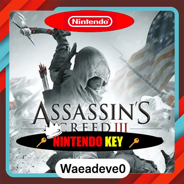Assassin's Creed III: Remastered (Nintendo Switch) eShop Key UNITED KINGDOM