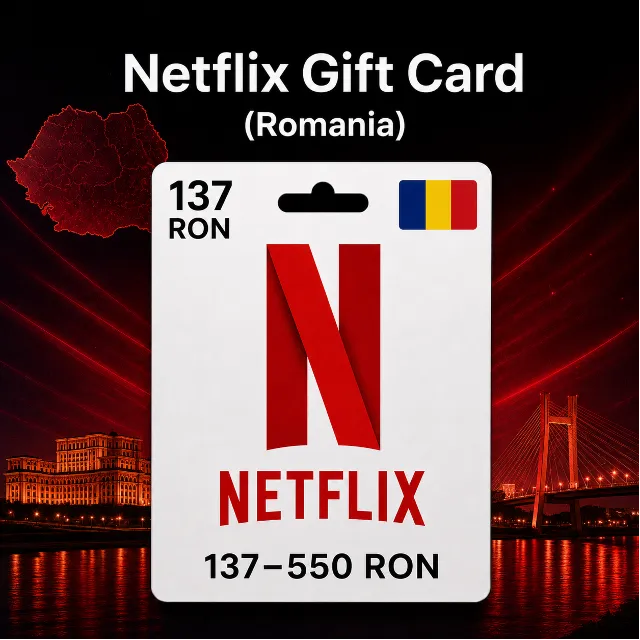 Netflix Gift Card (Румыния) 137–550 RON | Код пополнения