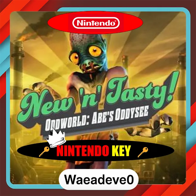 Oddworld: New 'n' Tasty (Nintendo Switch) eShop Key EUROPE