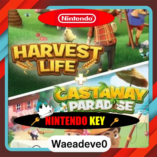 Harvest Life + Castaway Paradise (Nintendo Switch) eShop Key EUROPE