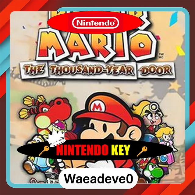 Paper Mario: The Thousand-Year Door (Nintendo Switch) eShop Key UNITED STATES