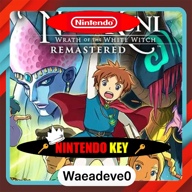 Ni no Kuni: Wrath of the White Witch Remastered (Nintendo Switch) eShop Key EUROPE