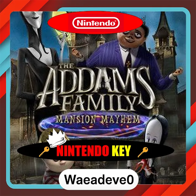 The Addams Family: Mansion Mayhem (Nintendo Switch) eShop Key EUROPE
