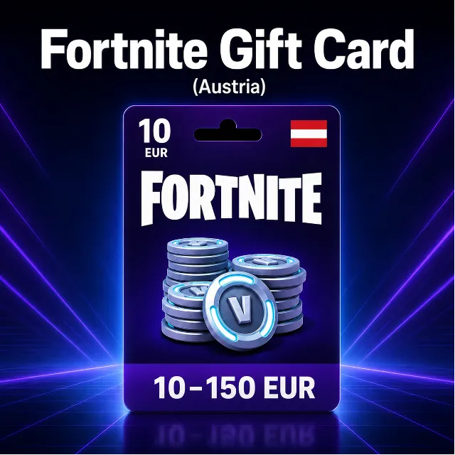 Fortnite Gift Card (Австрия) 10–150 EUR | Код пополнения
