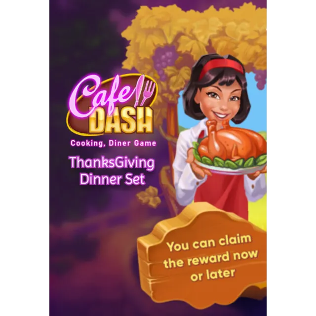 Cafe Dash: Cooking, Diner Game - Thanksgiving Dinner Set (Steam/WW)