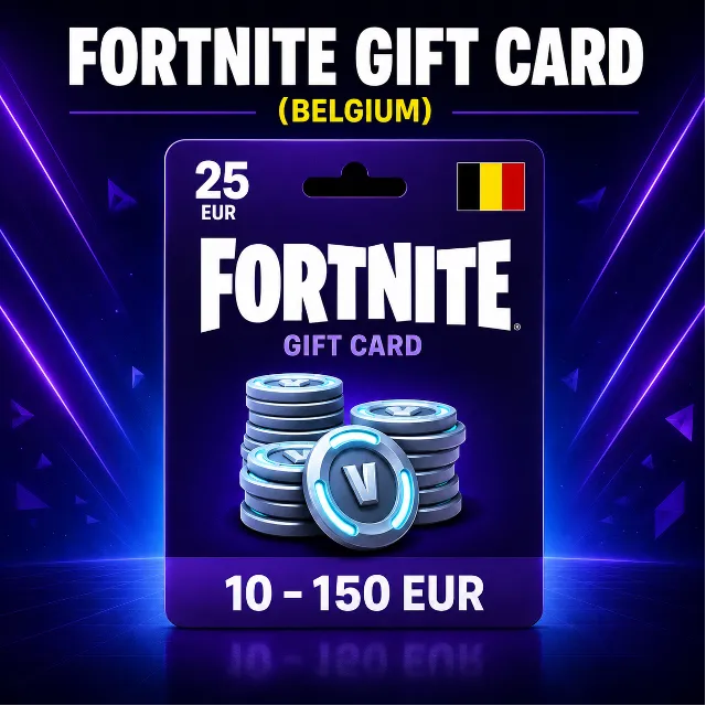 Fortnite Gift Card (Бельгия) 10–150 EUR | Код пополнения