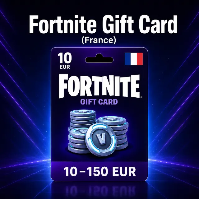 Fortnite Gift Card (Франция) 10–150 EUR | Код пополнения