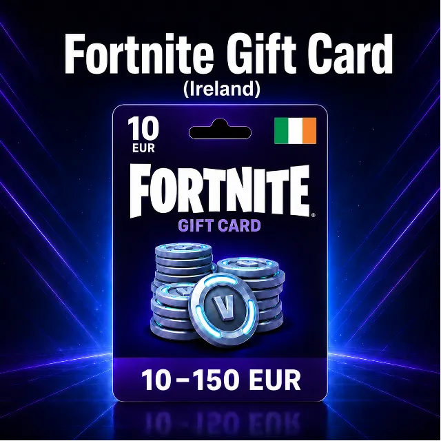 Fortnite Gift Card (Ирландия) 10–150 EUR | Код пополнения
