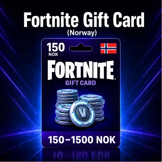 Fortnite Gift Card (Норвегия) 150–1500 NOK | Код пополнения