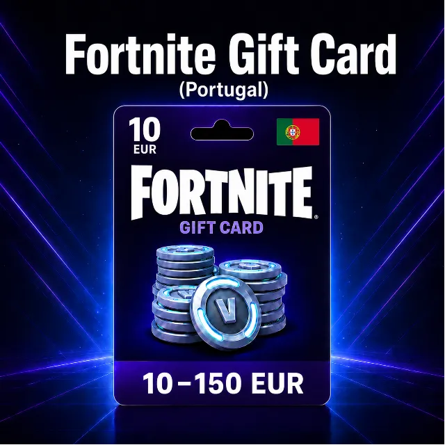 Fortnite Gift Card (Португалия) 10–150 EUR | Код пополнения