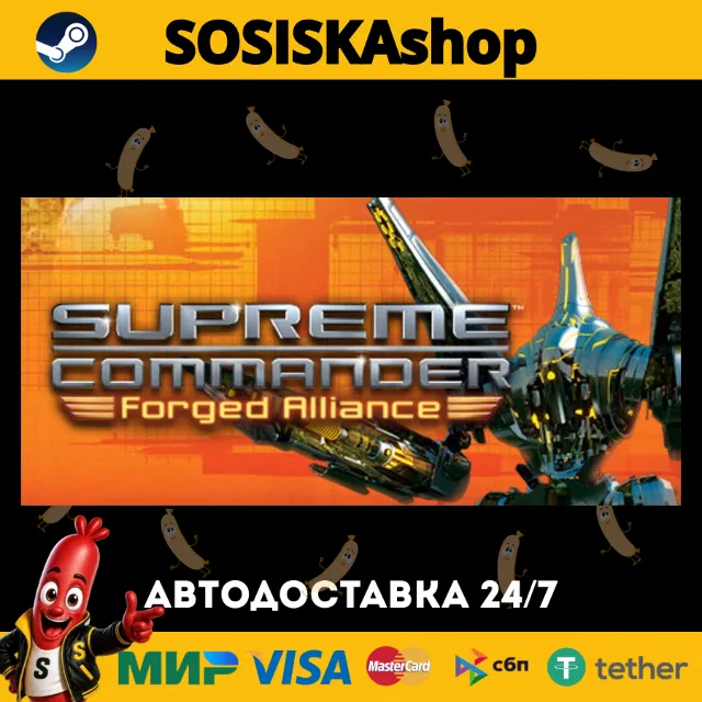Supreme Commander: Forged Alliance + ВЫБОР РЕГИОНА STEAM