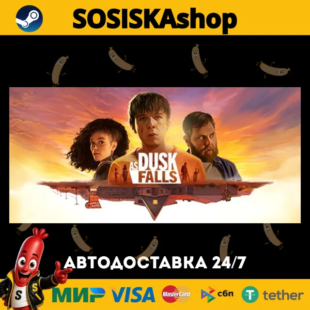 As Dusk Falls + ВЫБОР РЕГИОНА STEAM