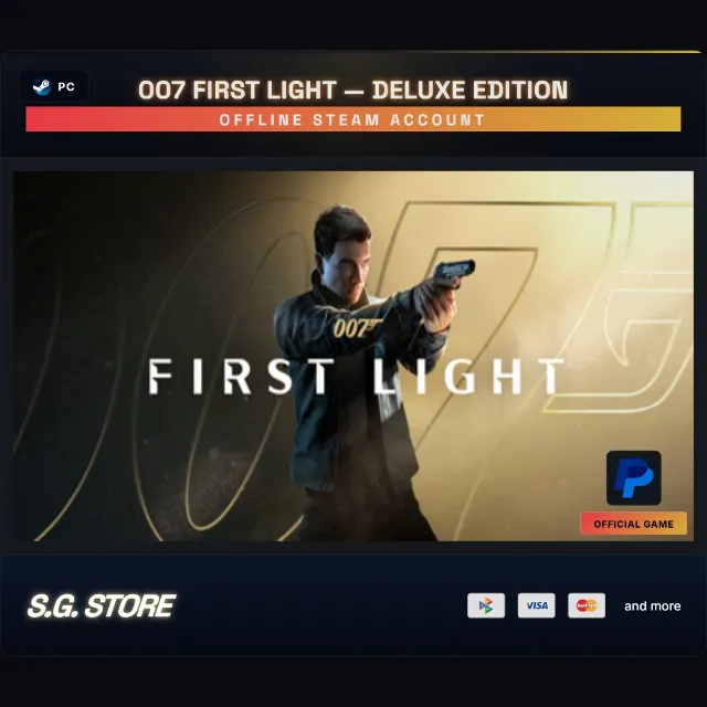 💛 007 First Light — Deluxe Edition Steam Offline | Instant Delivery