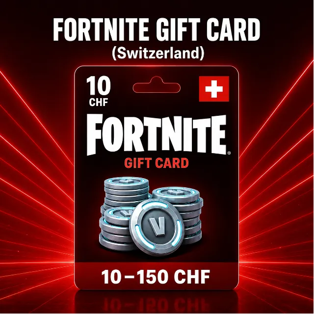 Fortnite Gift Card (Швейцария) 10–150 CHF | Код пополнения
