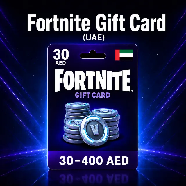 Fortnite Gift Card (ОАЭ) 30–400 AED | Код пополнения
