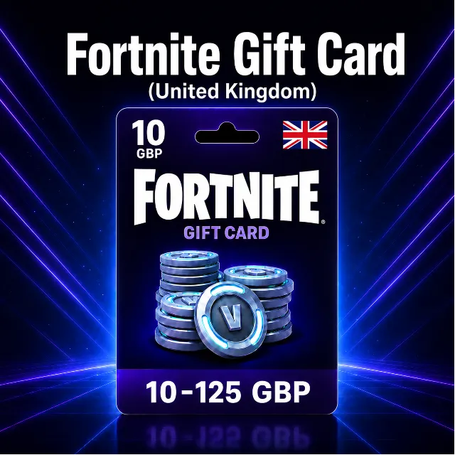 Fortnite Gift Card (Великобритания) 10–125 GBP | Код пополнения