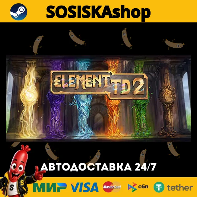 Element TD 2 - Tower Defense + ВЫБОР РЕГИОНА STEAM