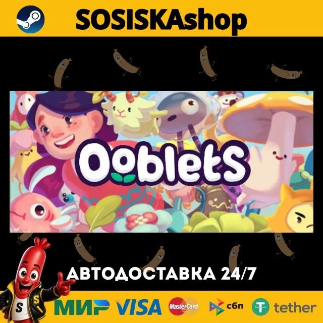 Ooblets + ВЫБОР РЕГИОНА STEAM