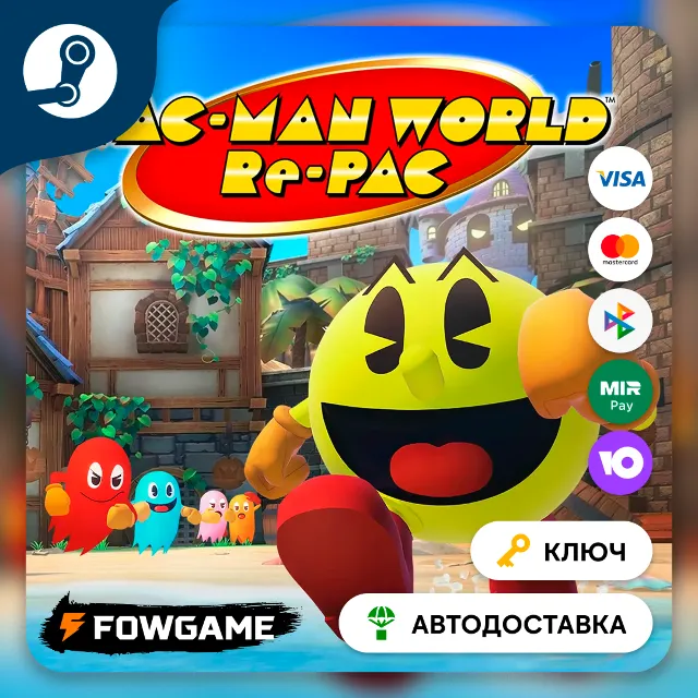 🔵 PAC-MAN WORLD Re-PAC (РУ+СНГ) 🔑КЛЮЧ STEAM