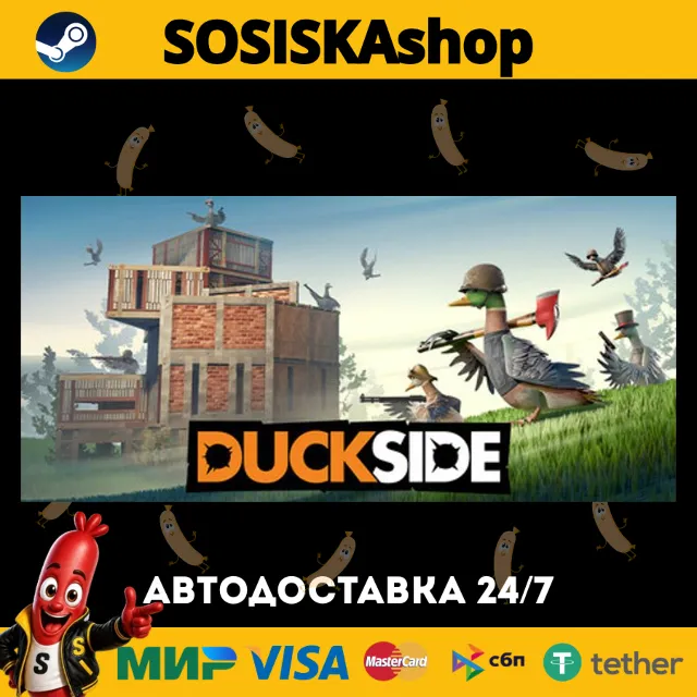 DUCKSIDE + ВЫБОР РЕГИОНА STEAM