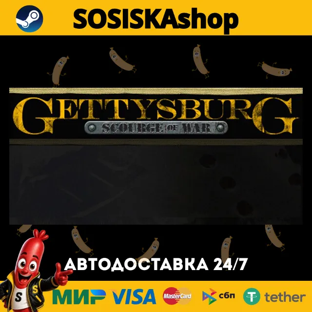 Scourge Of War - Gettysburg + ВЫБОР РЕГИОНА STEAM