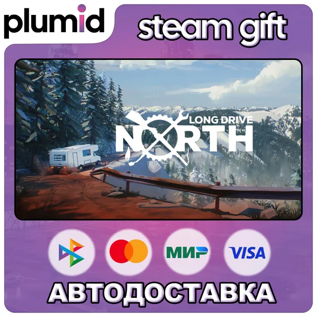 Long Drive North: Co-Op RV Simulator Steam Gift / Россия + МИР / АВТО
