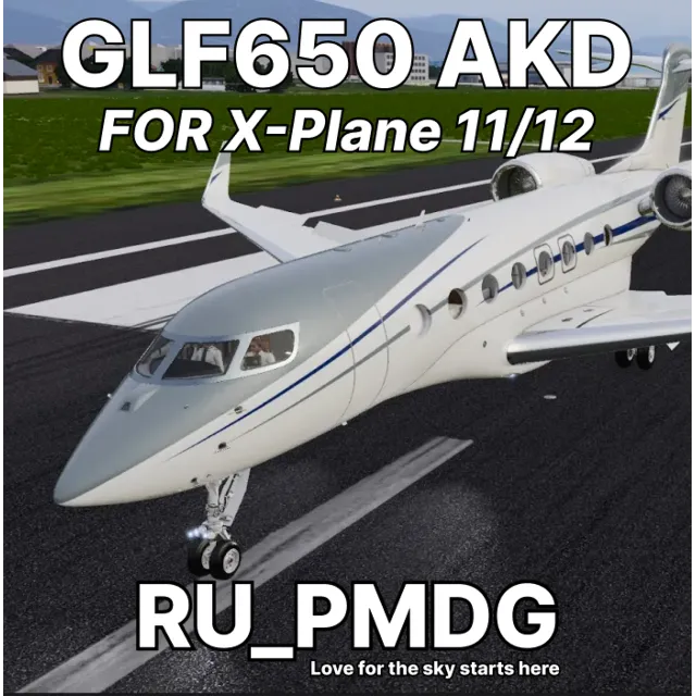 AKD Studios GLF650 for X-Plane 11/12