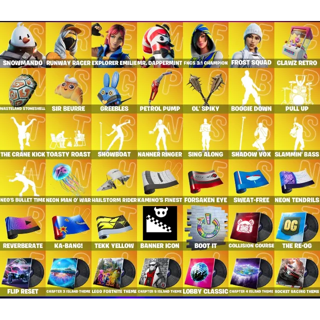 Мгновенный доступ • FN (все платформы) •  129 skins • Master Chief • Полный доступ