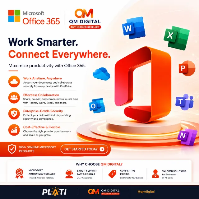 Microsoft Office 365 Премиум - 1 ТБ OneDrive | 5 Устройств | Подписка на 1 Год