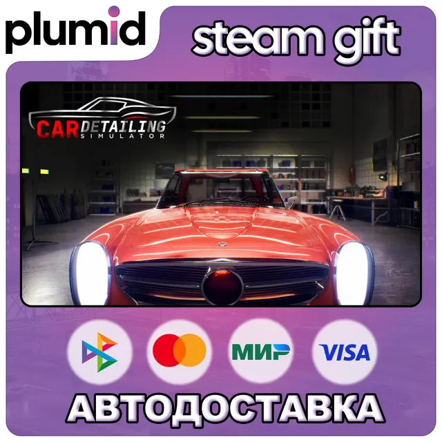 Car Detailing Simulator Steam Gift / Россия + МИР / АВТО