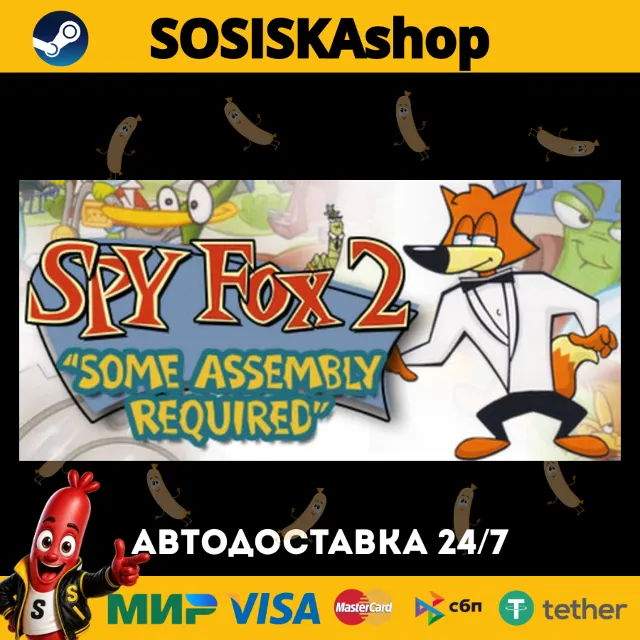 Spy Fox 2 "Some Assembly Required" + ВЫБОР РЕГИОНА STEAM