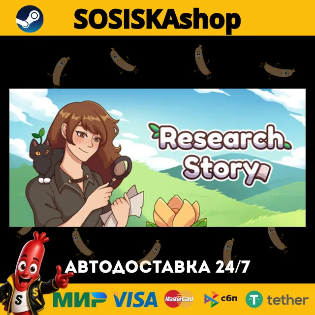 Research Story + ВЫБОР РЕГИОНА STEAM