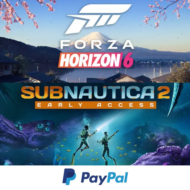 FORZA HORIZON 6 PREMIUM EDITION  + SUBNAUTICA 2 (steam offline)  - PAYPAL